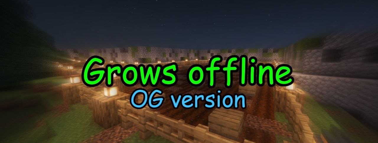 Thumbnail: GROW A GARDEN minecraft OG VERSION